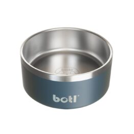Stainless Steel Pet Bowl - BOTL - 32oz - 1 litre Dog Bowl - Baxter Blue